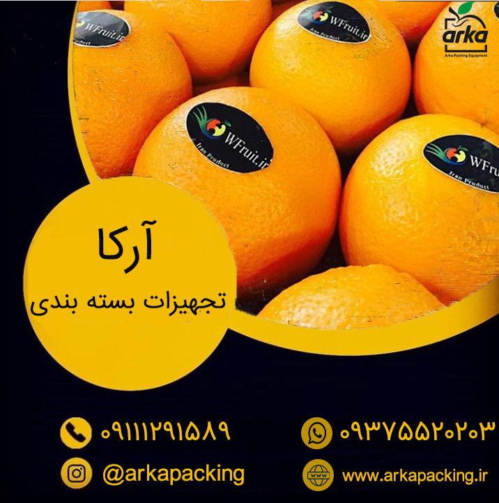 کیفیت مناسب برچسب میوه پرتقال